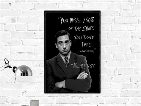 Michael Scott Quotes Poster No Frame | Etsy