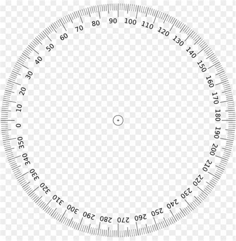 small - 360 degree protractor PNG image with transparent background ...