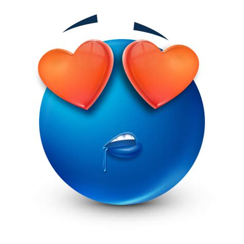 Seeing Hearts | Blue emoji, Emoji love, Emoji meme