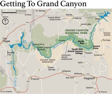 Grand Canyon Park Map