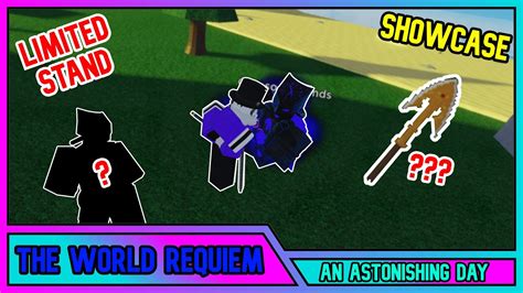 HOW TO GET + SHOWCASE || THE WORLD REQUIEM || An Astonishing Day || ROBLOX. - YouTube