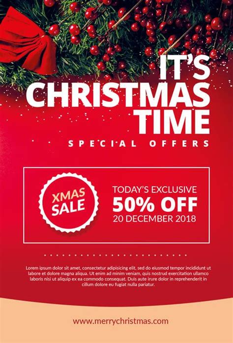 Christmas marketing flyer | Promotional Template - Creative Flyers | Christmas marketing ...