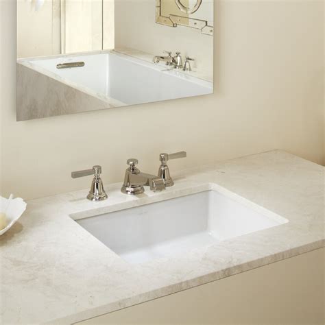 Kohler Verticyl Rectangular Undermount Bathroom Sink with Overflow ...