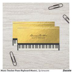 100 Music Teacher Business Card Templates ideas | teacher business cards, music teacher ...