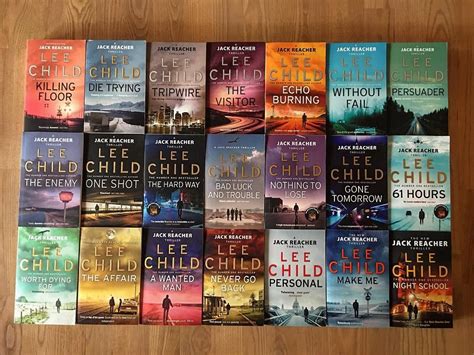 So THAT'S what a complete set of the same re-print/print Lee Child Jack ...