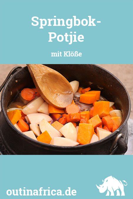 Springbok-Potjie mit Klöße