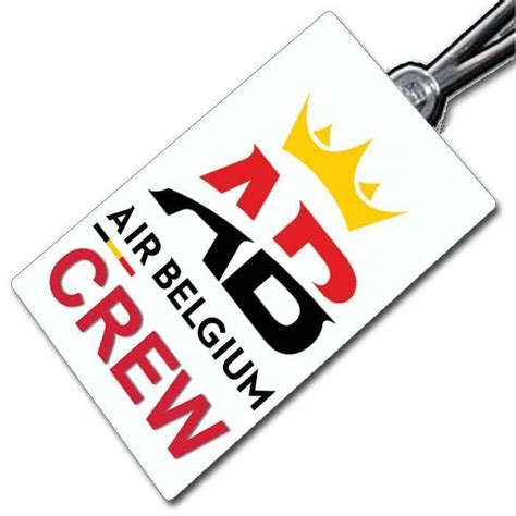 Air Belgium logo crew tag