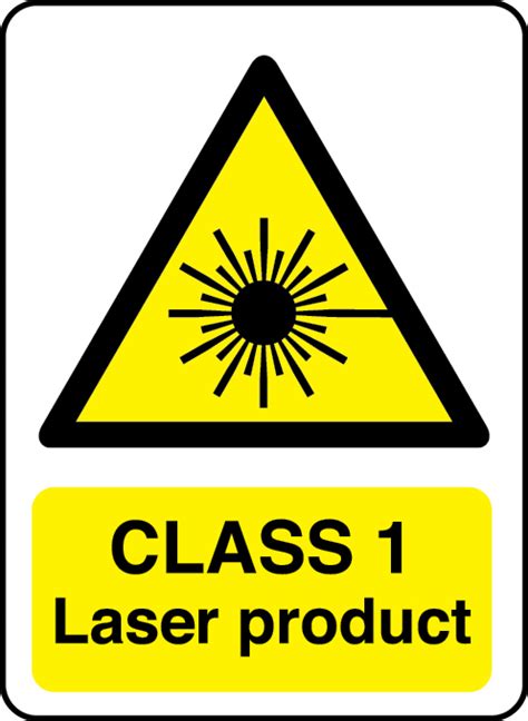 Class 1 laser product sign - Stocksigns