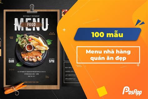 100+ Mẫu thiết kế menu đẹp Phù hợp cho một số lượng lớn món ăn