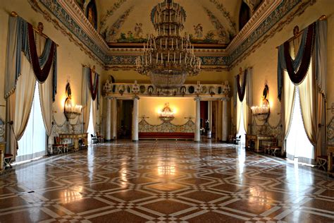 Royal Apartments. “Salone della Feste “. Neoclassical style ballroom ...