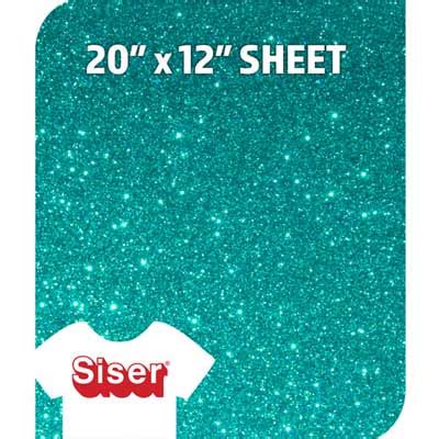 Siser Glitter Heat Transfer Vinyl - Jade HTV