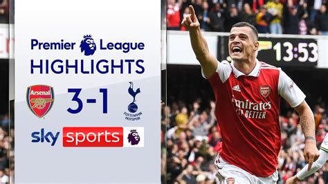 Arsenal stay top of the league after huge win 💪 | Arsenal 3-1 Tottenham ...