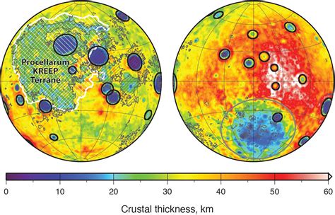 Moon Crustal Thickness - Moon: NASA Science