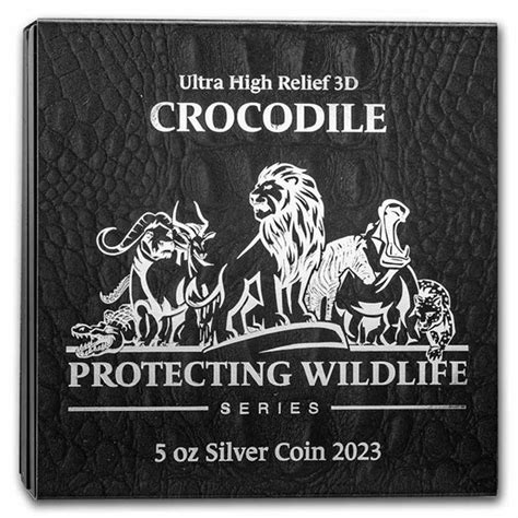 Buy 2023 Burundi 5 oz Silver Antique Protecting Wildlife; Crocodile | APMEX