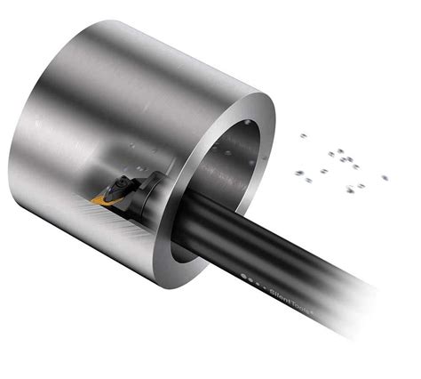 Sandvik Coromant’s CoroTurn Prime SL tooling head performs internal turning