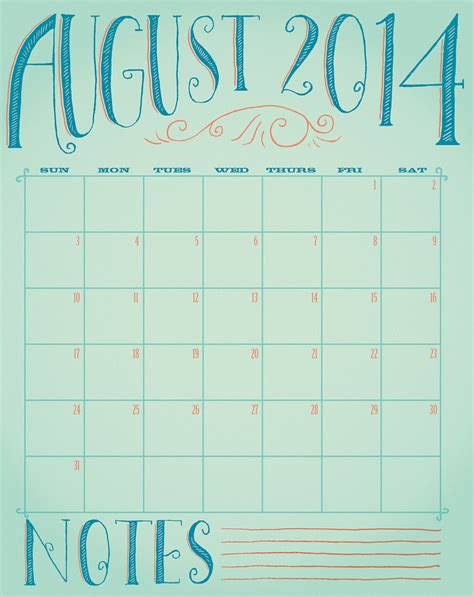 Hand-drawn Calendar on Behance