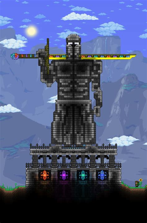 Spawn build for my new server! : r/Terraria