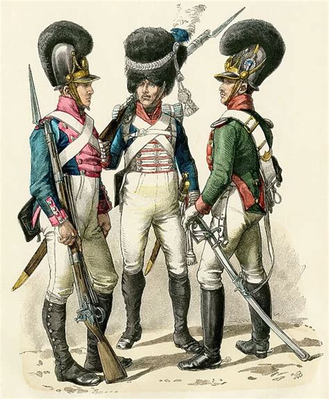 French uniforms during the Napoleonic Wars Our beautiful Wall Art and ...