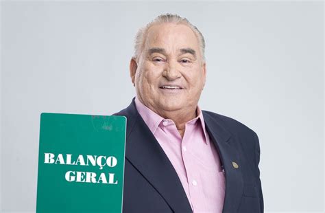 LUTO! Morre apresentador do programa Balanço Geral