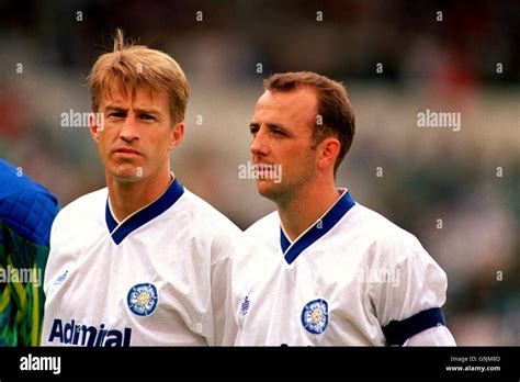 LEE CHAPMAN, GARY McALLISTER, LEEDS UNITED. LEE CHAPMAN, GARY ...