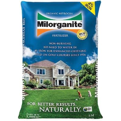 Milorganite 36 lb. Organic Nitrogen Fertilizer-100048741 - The Home Depot