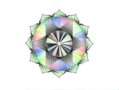 Heart Chakra Mandala Digital Art by Nicky Kumar - Fine Art America