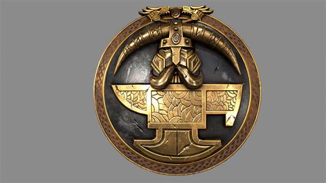 ArtStation - Dwarven shield 2