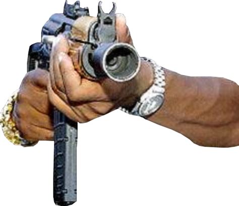 Hand With Gun, Tension, Grip, Firearm, Threat PNG