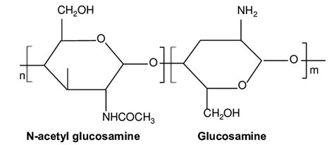 Schematic representation of chitosan chemical structure. | Download ...