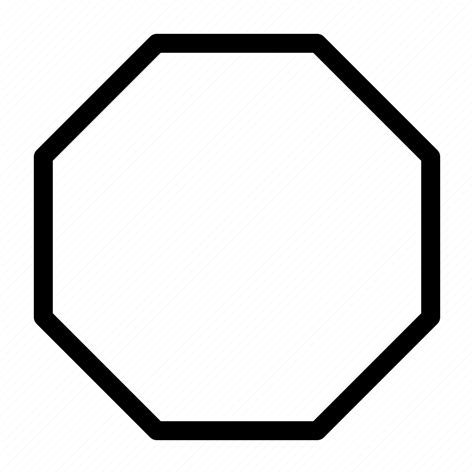 Octagon, octagon icon, octagon shape, octagon sign icon - Download on ...