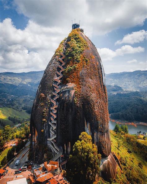 Travel Vacations Nature on Instagram: “Tag who would you go up here with! 😍 El Peñón de Guatapé ...