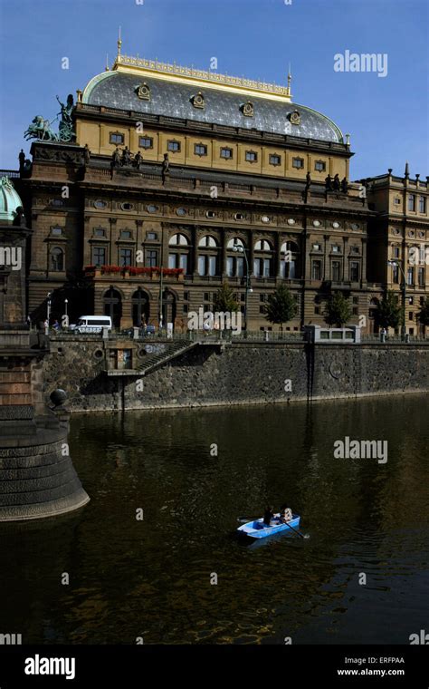 The National Theatre, Czech Opera - Narodni Divadlo, Prague Stock Photo - Alamy