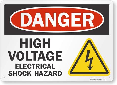 Danger High Voltage Symbol