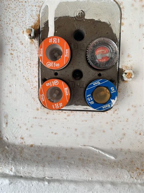 Question about "Type SL Plug Fuses" : electricians