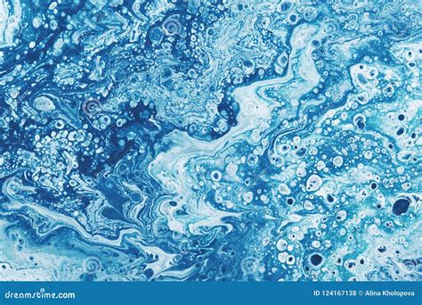Blue Marble Texture Painted with Acrylic Colors Stock Photo - Image of contemporary, deep: 124167138