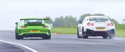 Porsche 911 GT3 RS Vs Nissan GTR Nismo - The drag & track test | Fifth Gear - Turbo and Stance