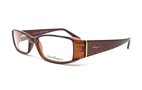 Salvatore Ferragamo Eyeglasses SF2644 210 Crystal Brown Rectangle 53x16x135 - Walmart.com ...