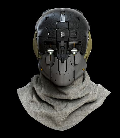 ArtStation - HEAD DESIGN, Rafael Amarante | Futuristic helmet, Robot ...