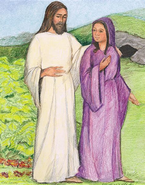 Jesus Appears to Mary Magdalene scene #3 • Teaching methods for ...