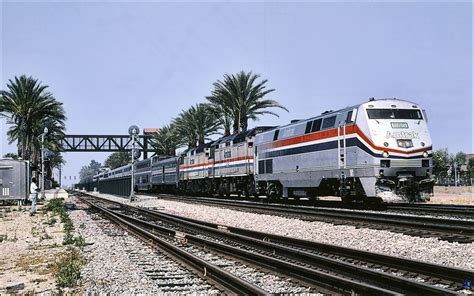 Amtrak P40DC Desert Wind Fullerton,CA 1997 | Amtrak, Train, Model railroad