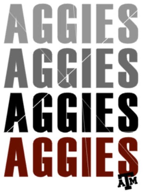 Aggies ATM Stacked, PNG Sublimation, Aggies Design - Etsy