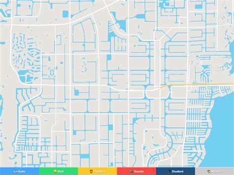 Cape Coral Neighborhood Map