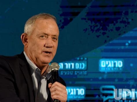 Photo: Benny Gantz, Candidate For Prime Minister, Speaks In Jerusalem ...