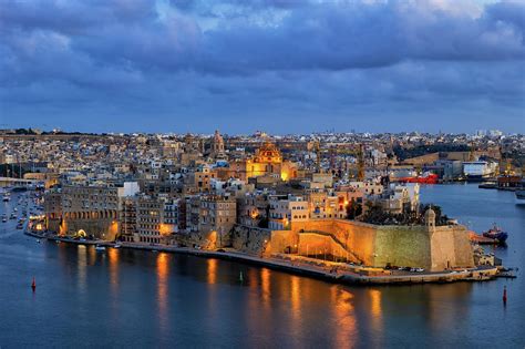 Senglea City at Night in Malta Photograph by Artur Bogacki - Pixels