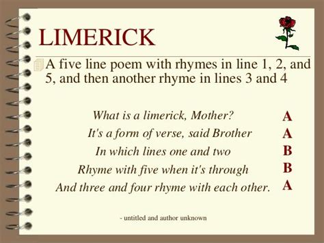 poetry limerick examples - Google Search | Poetry for kids, Writing limericks, Teaching poetry