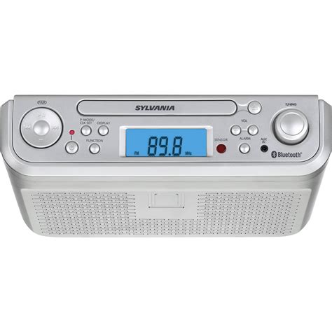 Sylvania SKCR2713 Bluetooth Under-Cabinet CD Clock Radio