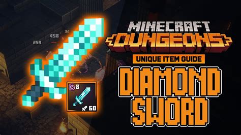 Diamond Sword - Minecraft Dungeons Unique Item Guide - YouTube