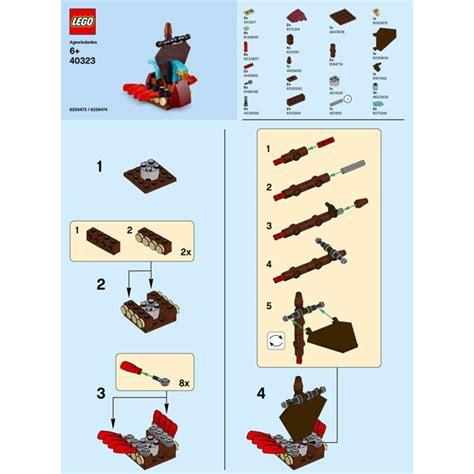 LEGO Viking Ship Set 40323 Instructions | Brick Owl - LEGO Marketplace