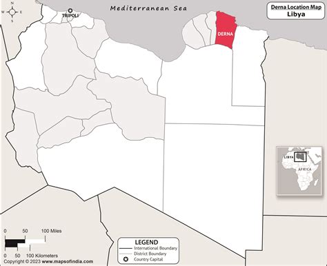 Where is Derna Located in Libya? | Derna Location Map in the Libya