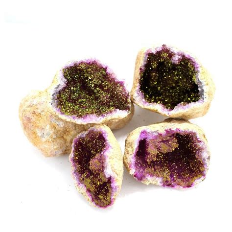 Break Your Own Geode - Color Dyed Druzy Geodes - Gorgeous Display Piec ...